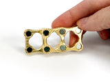 *Shop Seconds* Double Micro Brass Magnetic Slider