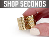 *Shop Seconds* Micro Stackable Brass Magnetic Slider