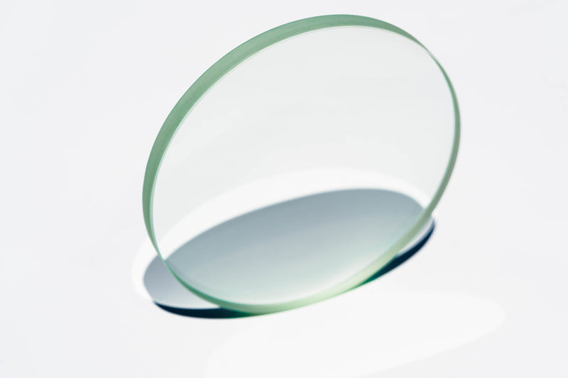 Spinning Base - 150mm Glass Concave Lens - Bruce Charles Designs