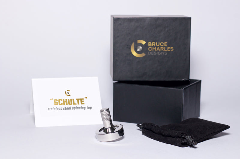 Schulte Stainless Steel Spinning Top - Bruce Charles Designs