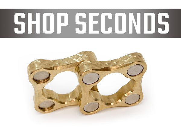 *Shop Seconds* Micro Dual-Strength Brass Magnetic Slider