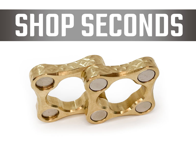 *Shop Seconds* Micro Dual-Strength Brass Magnetic Slider