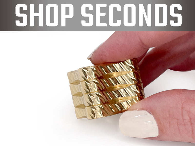 *Shop Seconds* Micro Stackable Brass Magnetic Slider