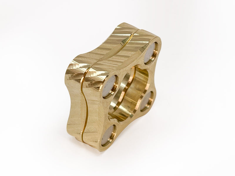 The Micro Stackable Brass Magnetic Slider - Bruce Charles Designs