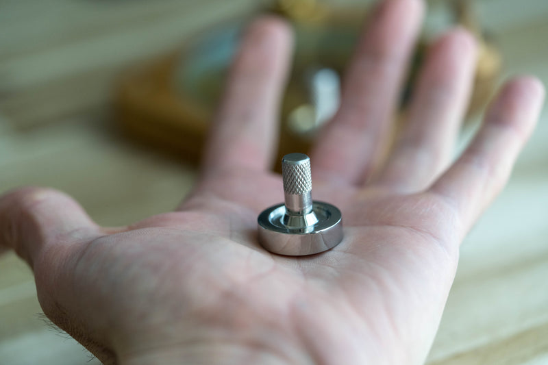 Schulte Stainless Steel Spinning Top - Bruce Charles Designs