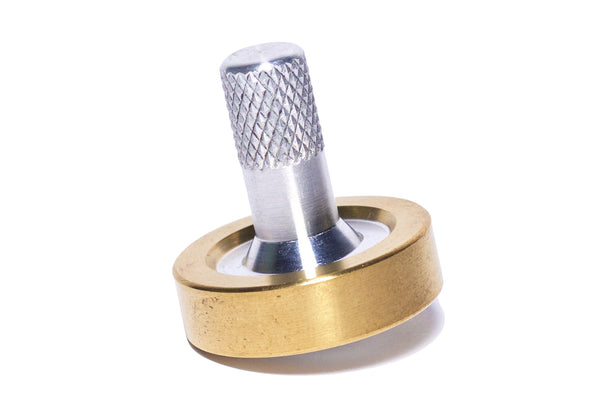 Schulte Fused Aluminum & Brass Spinning Top - Bruce Charles Designs
