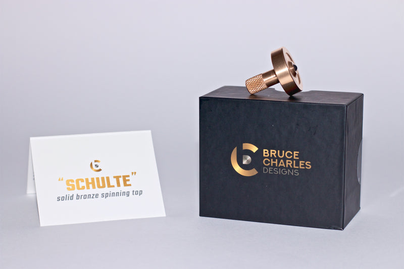 Schulte Bronze Spinning Top - Bruce Charles Designs