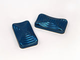 Lowrey Blue Anodized Titanium & Brass Magnetic Slider - Bruce Charles Designs