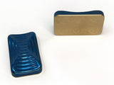 Lowrey Blue Anodized Titanium & Brass Magnetic Slider - Bruce Charles Designs